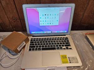 lot 412 image: REFURBISHED MACBOOK AIR