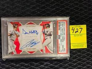 lot 427 image: 2020 TOPPS DEFINITIVE COLL. DON MATTINGLY- GLEYBER TORRES