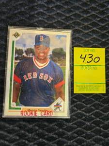lot 430 image: MAURICE VAUGHN  - BOSTON RED SOX