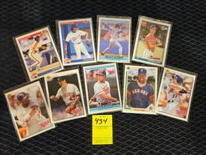 lot 434 image: LOT OF 9 ASSORTED PLAYERS CARDS