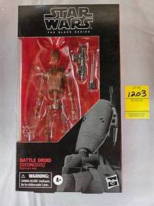 lot 1203 image: STAR WARS BATTLE DROID ACTION FIGURE
