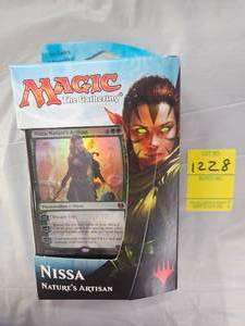 lot 1228 image: MAGIC THE GATHERING NISSA NATURES ARTISAN DECK