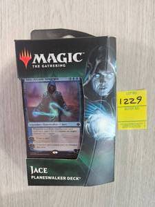 lot 1229 image: MAGIC THE GATHERING JACE PLAINSWALKER DECK