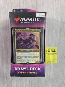 lot 1232 image: MAGIC THE GATHERING BRAWL DECK FAERIE SCHEMES