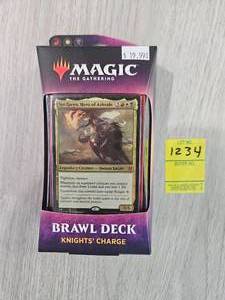 lot 1234 image: MAGIC THE GATHERING BRAWL DECK KNIGHTS CHARGE