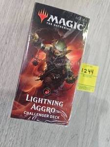 lot 1244 image: MAGIC THE GATHERING CHALLENGER DECK LIGHTNING AGGRO