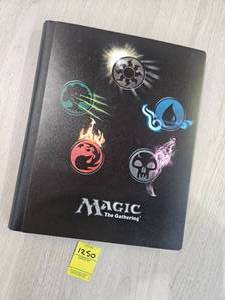 lot 1250 image: MAGIC THE GATHERING CARD BINDER