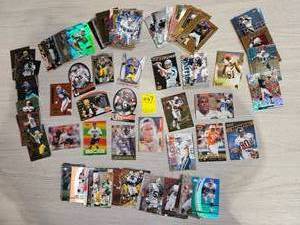 lot 1267 image: BIG BULK LOT FANCY FOOTBALL CARDS