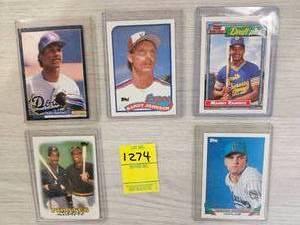 lot 1274 image: SPECIAL FIVE FROM 80S & 90S BASEBALL