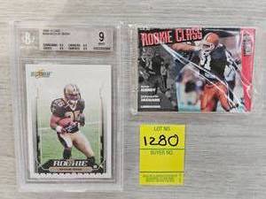 lot 1280 image: BECKETT GRADED REGGIE BUSH CARD
