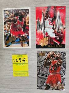 lot 1295 image: MICHAEL JORDAN X 3
