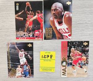 lot 1298 image: MICHAEL JORDAN X 4