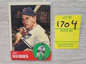 lot 1704 image: VINTAGE KEN HUBBS MLB - CHICAGO CUBS