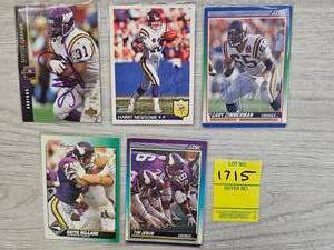 lot 1715 image: MN VIKINGS AUTOGRAPHS X 5
