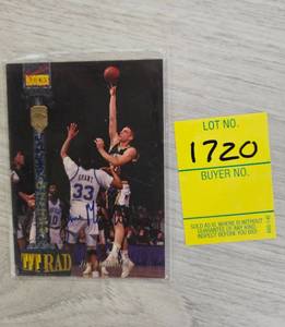 lot 1720 image: JIM MC ILVAINE LTD EDITION ROOKIE CARD