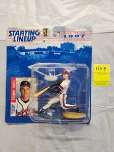 lot 1749 image: STARTING LINEUP CHIPPER JONES MLB ACTION FIGURE
