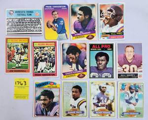 lot 1763 image: MN VIKINGS THE 70S... SOME SIGNED