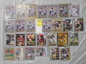 lot 1804 image: BIG LOT SEMI-RIGID CASE FOOTBALL CARDS