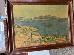 lot 45 image: Vintage Painting