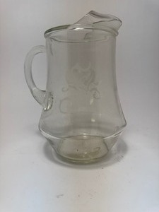 lot 52 image: Vintage Glass Pitcher