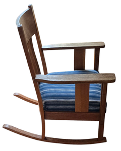 Vintage Mission Style Rocking Chair