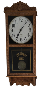 lot 13 image: Antique 1913 Jones Line Observatory Clock