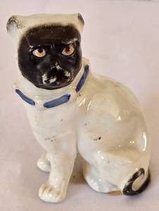 lot 61 image: Antique German Pug Figurine