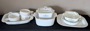 lot 99 image: Assorted White Baking Dishes
