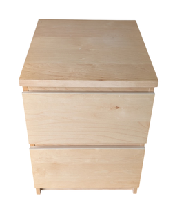 lot 107 image: Blonde Wood Nightstand