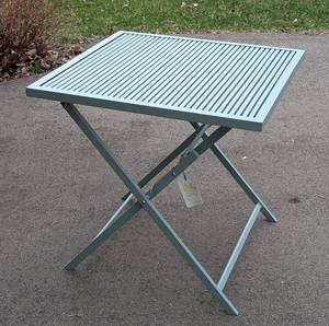 lot 114 image: New Project 62 Folding Metal Bistro Table
