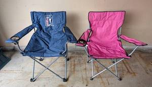 lot 119 image: Pair of Folding Outdoor Chairs