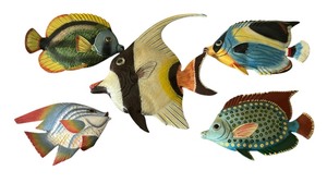 lot 99A image: Vibrant Decorative Fish