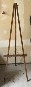 lot 160 image: Vintage Wooden Easel