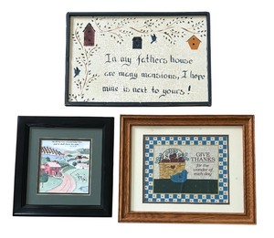 lot 162 image: Three Pretty Prints