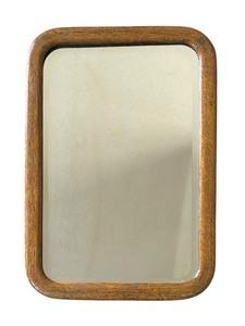 lot 164 image: Vintage Oak Wall Mirror