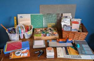 lot 50 image: Large Variety of CraftScrapbook Tools