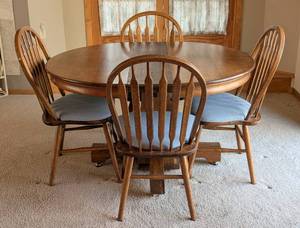 Holland House Oak Dining Table Set