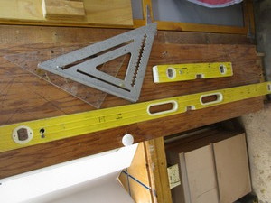 lot 34 image: Stabila levels 16 and 48, right a...