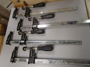 lot 35 image: Sure Foot Clamps, four 18...