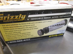 lot 36 image: Grizzly 6 indexable insert, spiral...