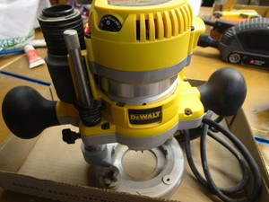 lot 38 image: DeWalt plunge router DW618, 2-14hp...