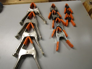 lot 45 image: Spring clamps four Pony 3203, four...