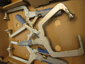 lot 46 image: Grip clamps, three...