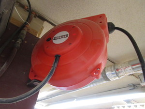 lot 232 image: Ironton power cord retractable reel...