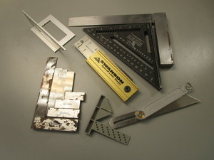 lot 71 image: Groz machinist squares, Shinwa slid...