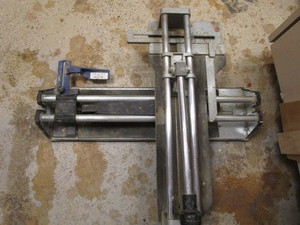 lot 81 image: Two manual tile cutters...