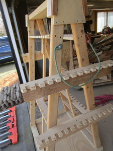 lot 108 image: Roller stand for pipe clamps, 41 x...
