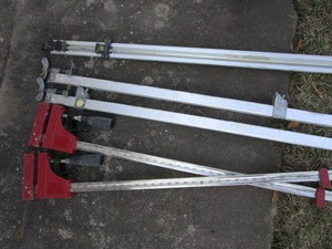 lot 113 image: Cabinet clamps two Jet, two Univer...