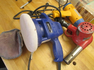 lot 163 image: Paint stripper, heat gun, buffer...
