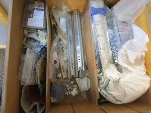 lot 171 image: Drawer slides, chain...